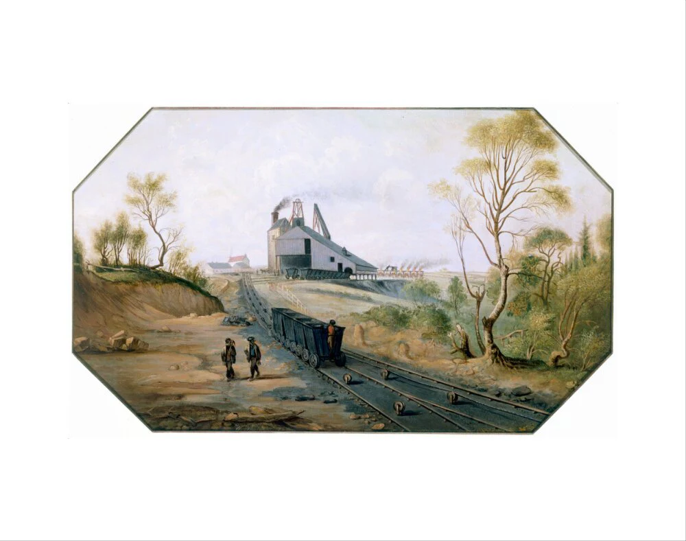 Colliery and wagonway, Northumberland and Durham coalfield, c 1845. - Image 35