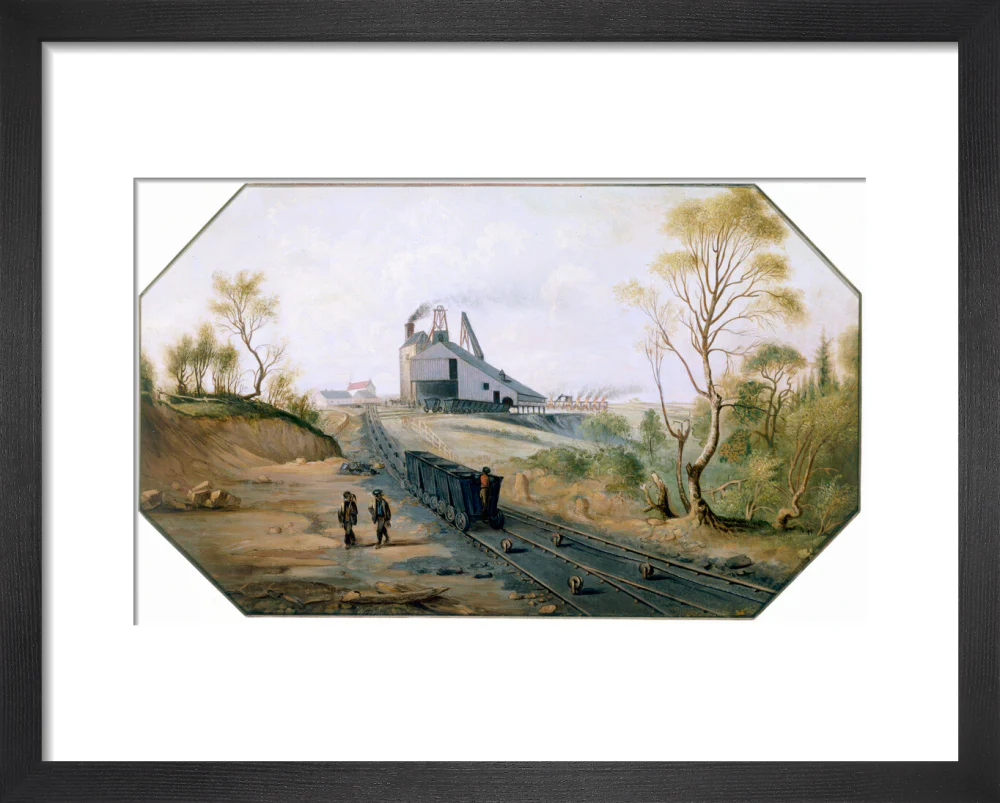 Colliery and wagonway, Northumberland and Durham coalfield, c 1845. - Image 36