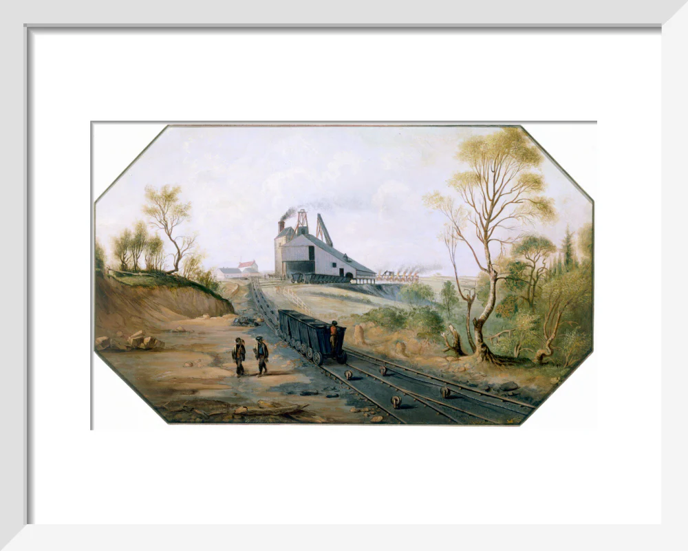 Colliery and wagonway, Northumberland and Durham coalfield, c 1845. - Image 4