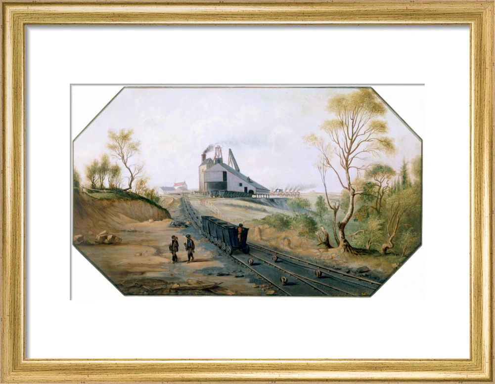 Colliery and wagonway, Northumberland and Durham coalfield, c 1845. - Image 43