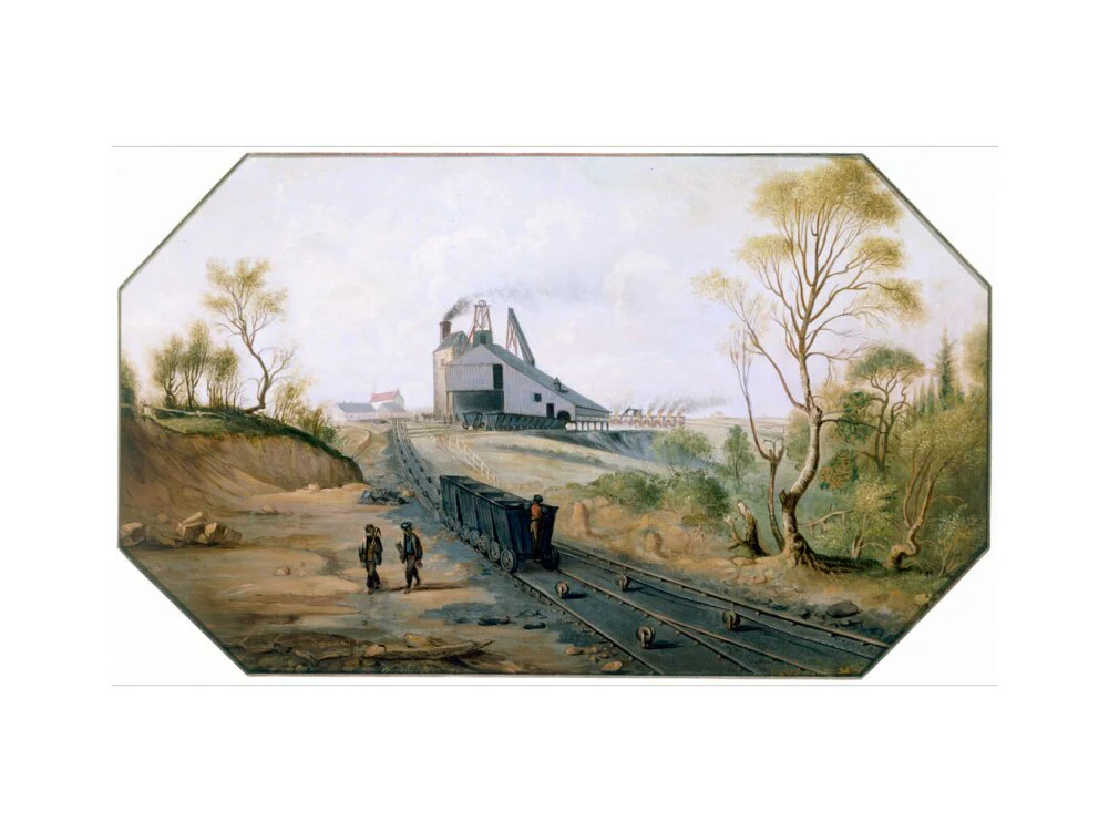Colliery and wagonway, Northumberland and Durham coalfield, c 1845. - Image 45
