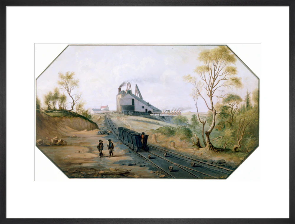 Colliery and wagonway, Northumberland and Durham coalfield, c 1845. - Image 51