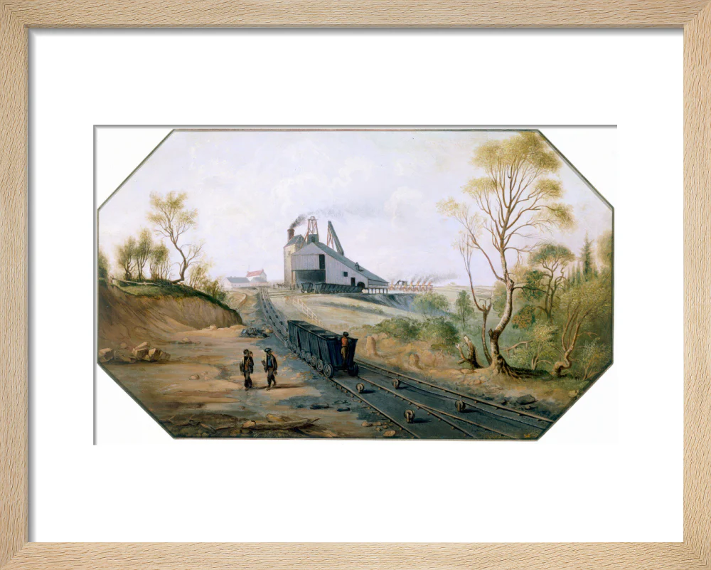 Colliery and wagonway, Northumberland and Durham coalfield, c 1845. - Image 6