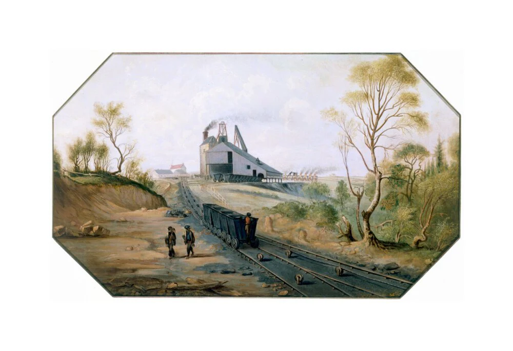 Colliery and wagonway, Northumberland and Durham coalfield, c 1845. - Image 61
