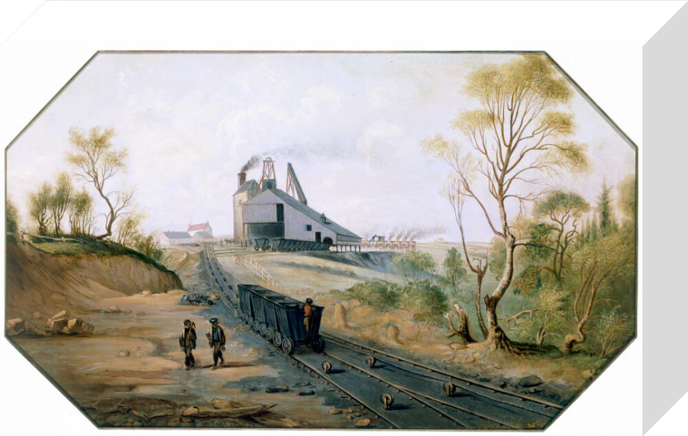 Colliery and wagonway, Northumberland and Durham coalfield, c 1845. - Image 64