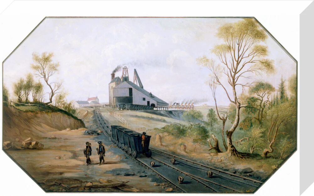 Colliery and wagonway, Northumberland and Durham coalfield, c 1845. - Image 65