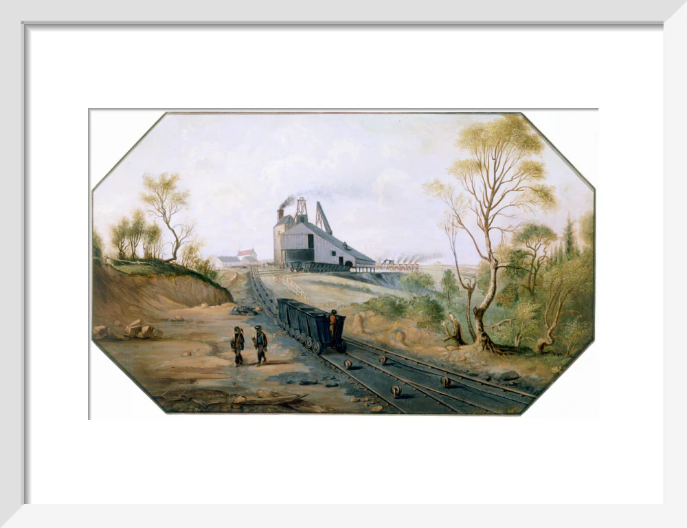 Colliery and wagonway, Northumberland and Durham coalfield, c 1845. - Image 9