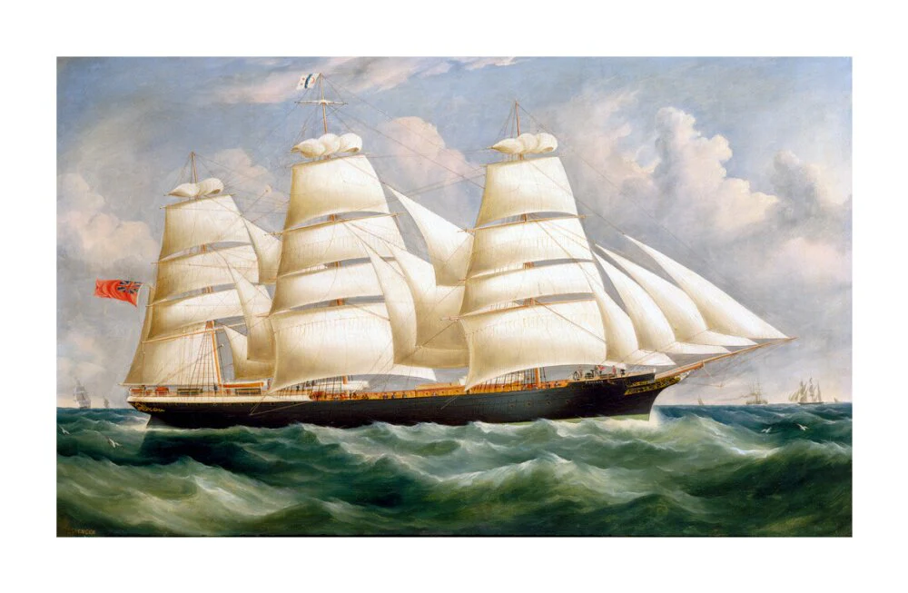 'Torrens', iron full-rigged ship, 1875. - Image 30