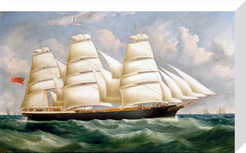 'Torrens', iron full-rigged ship, 1875. - Image 32