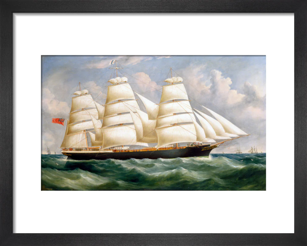 'Torrens', iron full-rigged ship, 1875. - Image 36