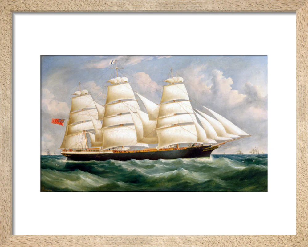 'Torrens', iron full-rigged ship, 1875. - Image 6