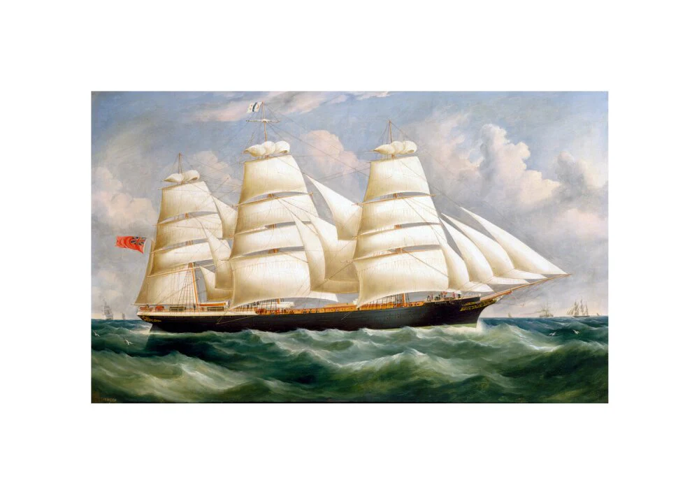 'Torrens', iron full-rigged ship, 1875. - Image 60