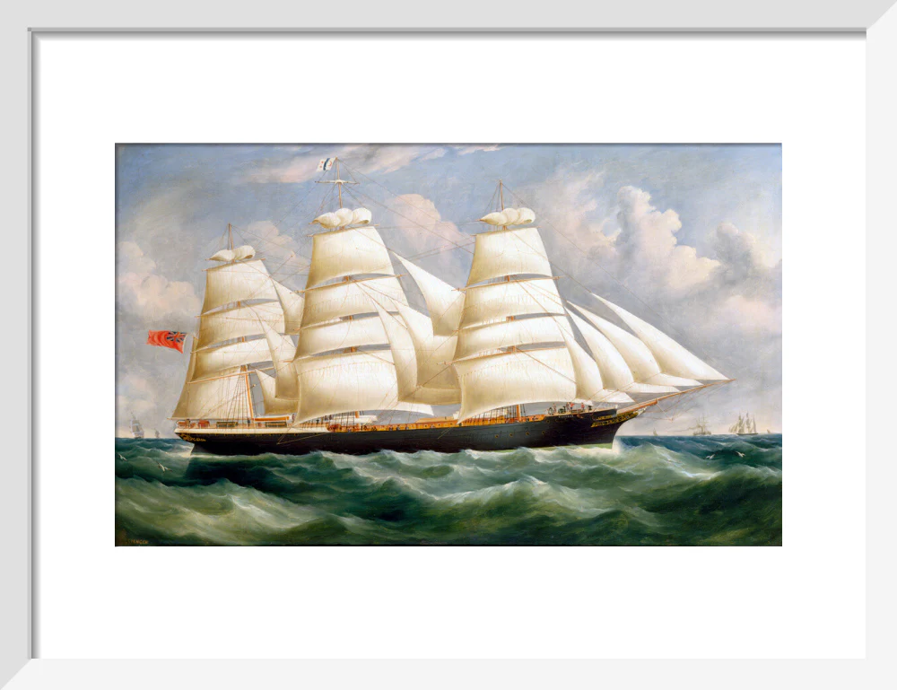 'Torrens', iron full-rigged ship, 1875. - Image 9