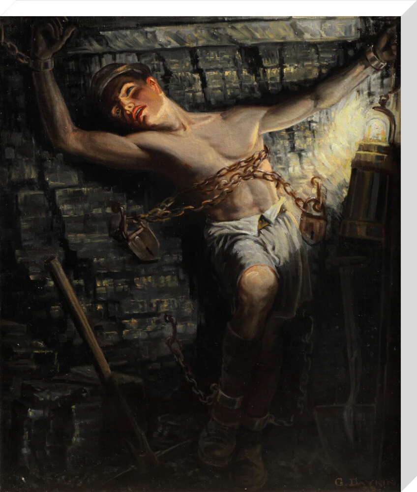 Symbolic: The Miner 'Enslaved', 1938. - Image 33
