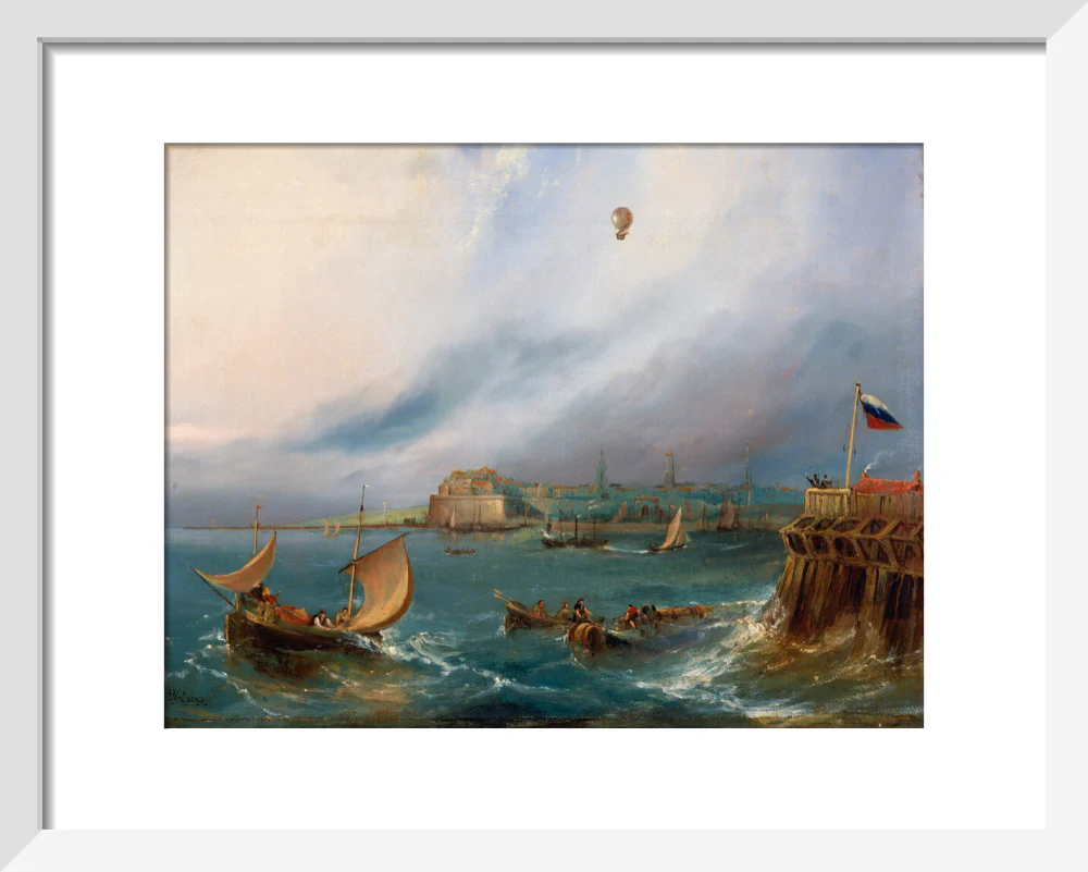 The first balloon crossing of the English Channel, 7 January 1785. - Image 4