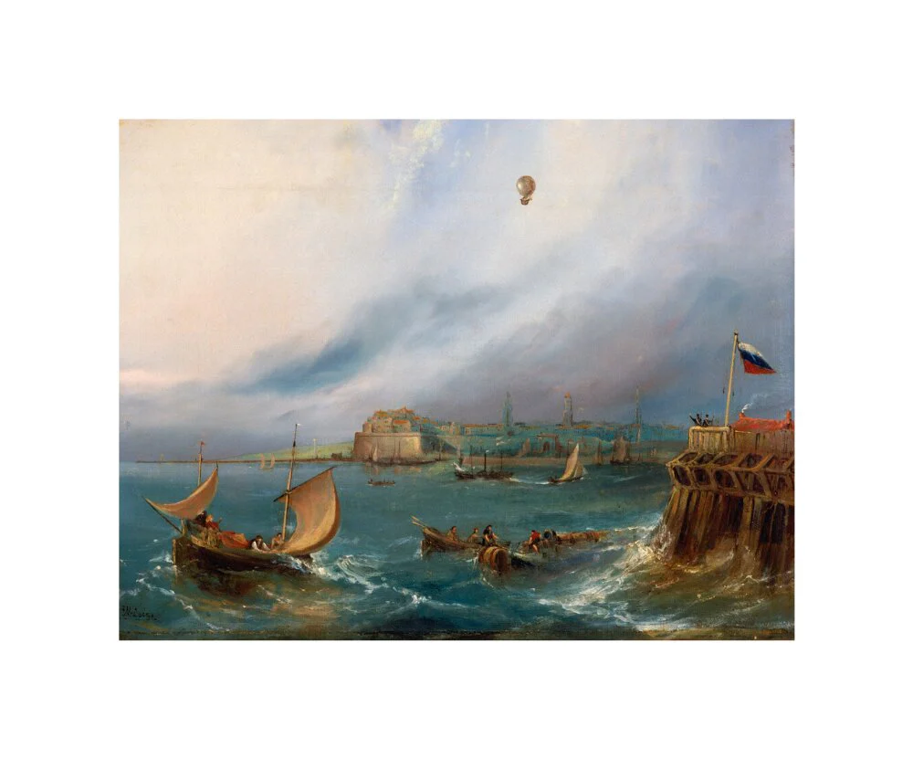 The first balloon crossing of the English Channel, 7 January 1785. - Image 60
