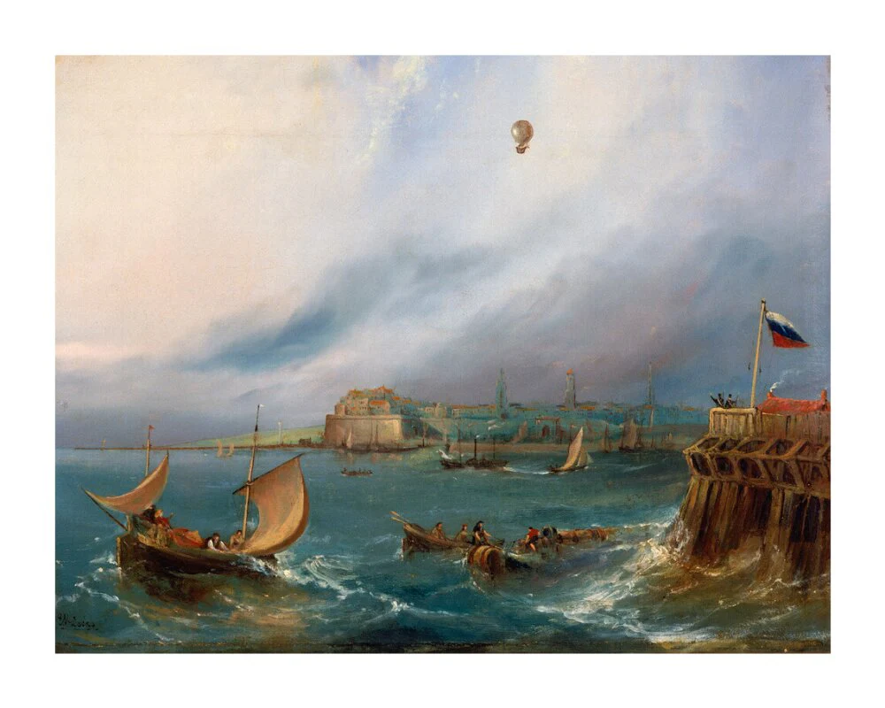 The first balloon crossing of the English Channel, 7 January 1785. - Image 63