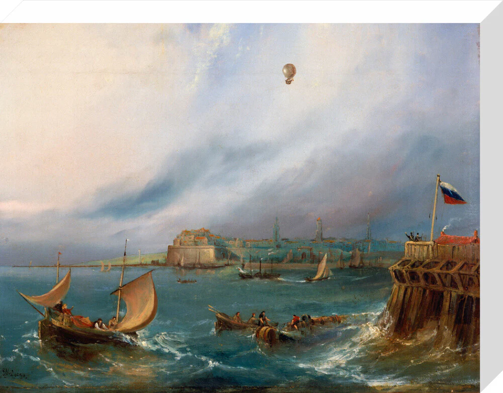 The first balloon crossing of the English Channel, 7 January 1785. - Image 65