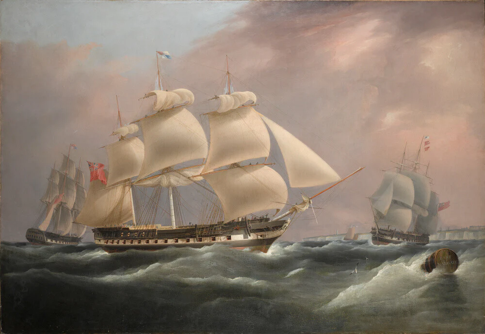 'East Indiaman Herefordshire', 1815.