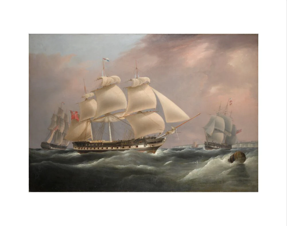 'East Indiaman Herefordshire', 1815. - Image 2