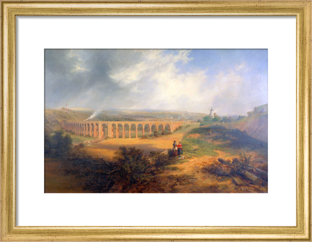 'The London Road Viaduct', Brighton, 1848. - Image 10