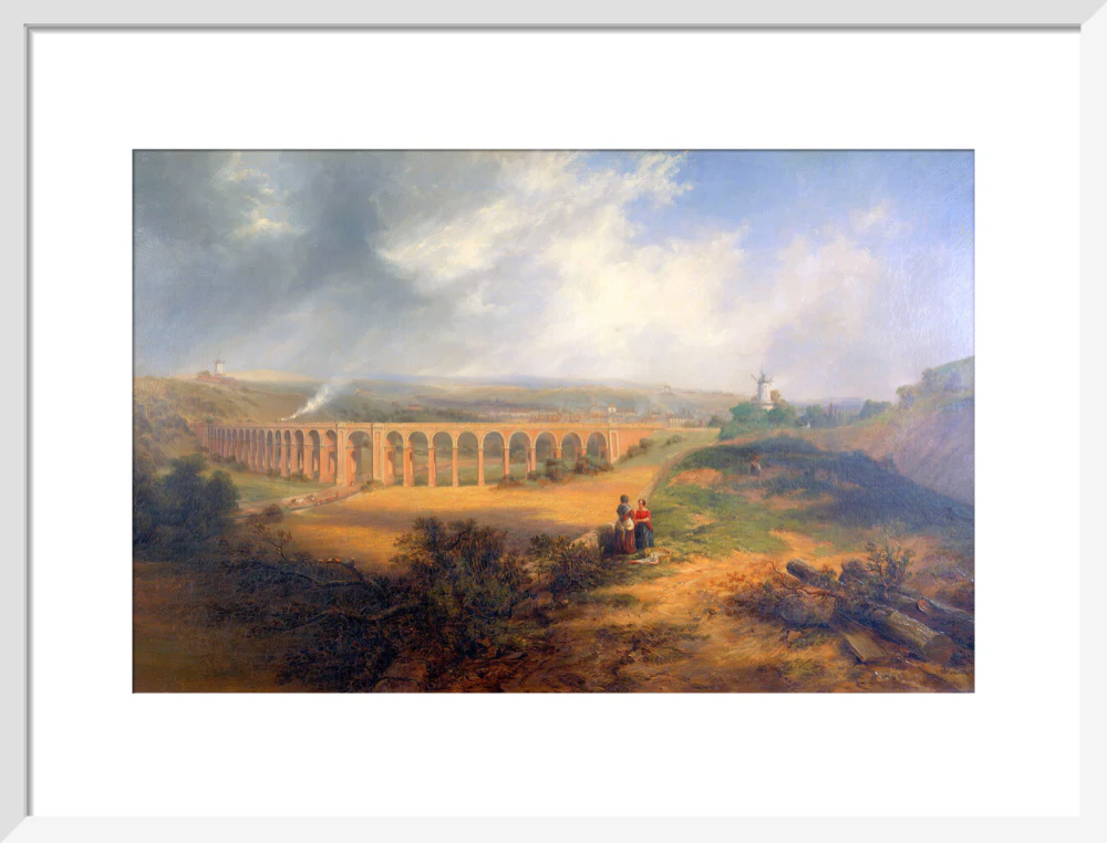 'The London Road Viaduct', Brighton, 1848. - Image 14