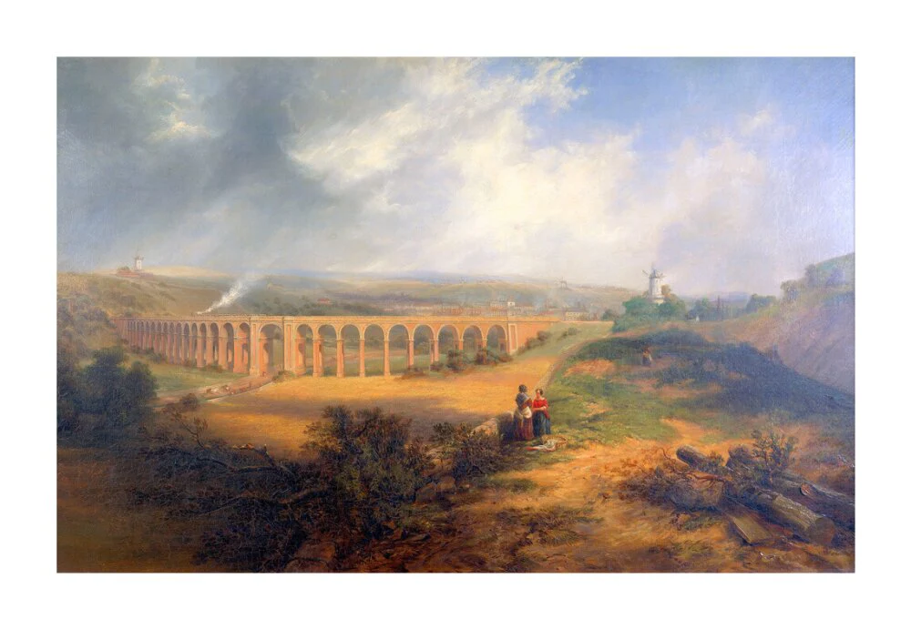 'The London Road Viaduct', Brighton, 1848. - Image 30