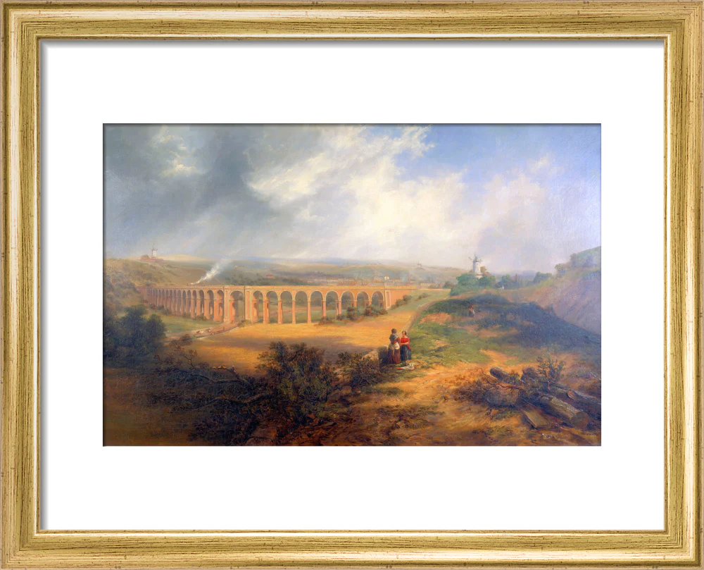 'The London Road Viaduct', Brighton, 1848. - Image 38
