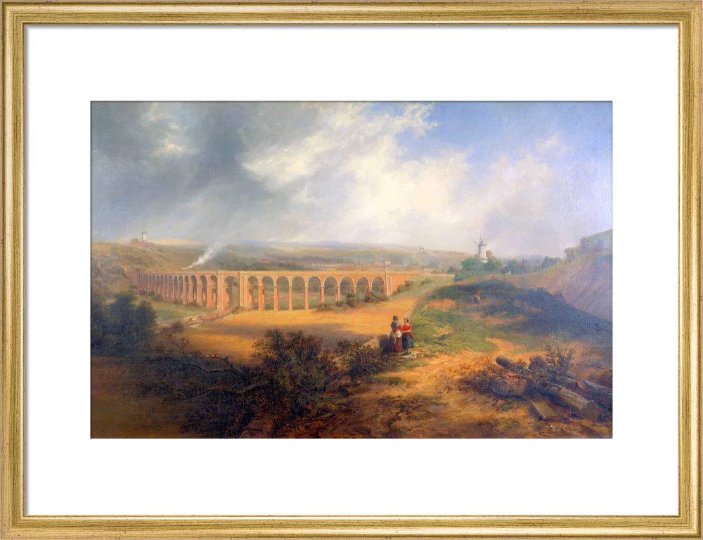 'The London Road Viaduct', Brighton, 1848. - Image 48