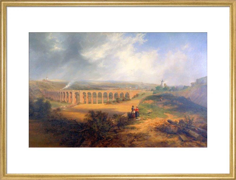 'The London Road Viaduct', Brighton, 1848. - Image 53
