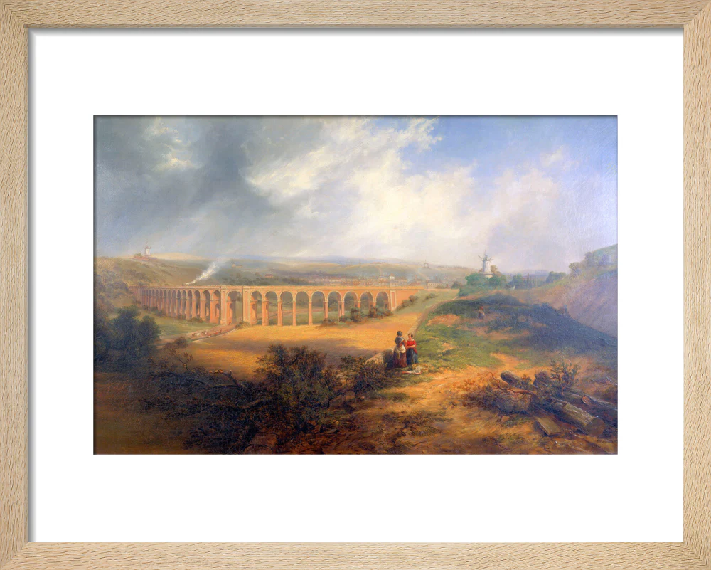 'The London Road Viaduct', Brighton, 1848. - Image 6
