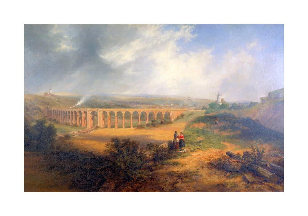 'The London Road Viaduct', Brighton, 1848. - Image 62