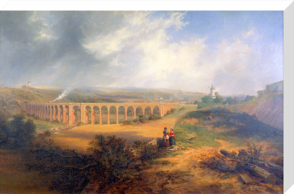 'The London Road Viaduct', Brighton, 1848. - Image 66