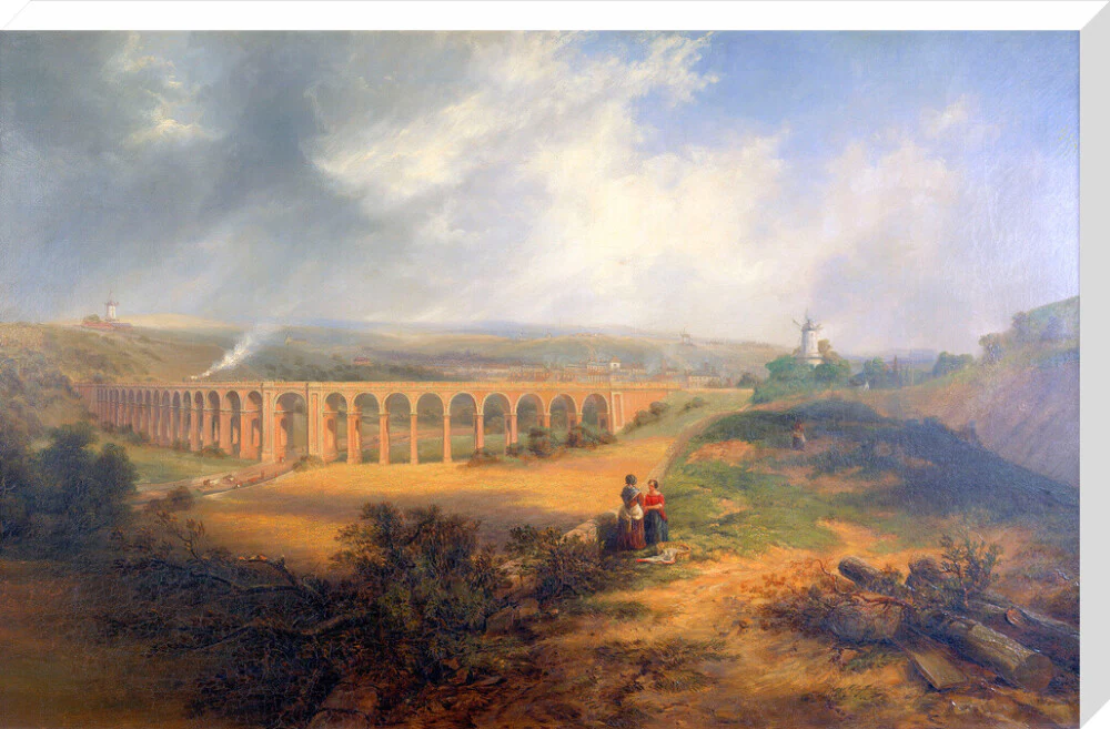 'The London Road Viaduct', Brighton, 1848. - Image 67