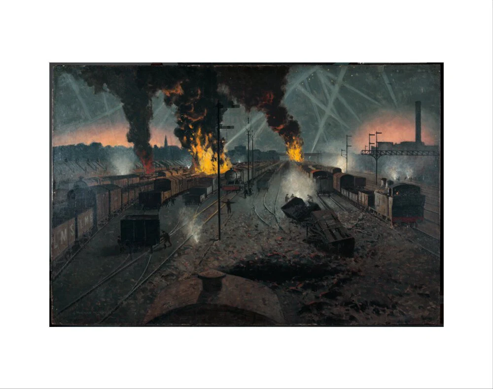 Blitz on a London, Midland and Scottish Railway Marshalling Yard near Willesden, September 1940. - Image 2