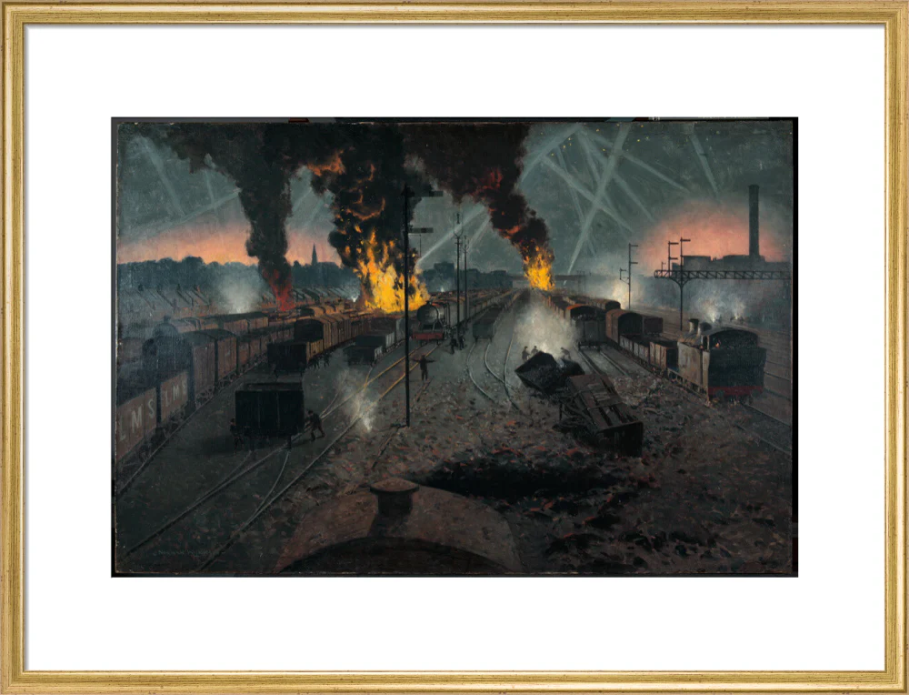 Blitz on a London, Midland and Scottish Railway Marshalling Yard near Willesden, September 1940. - Image 20