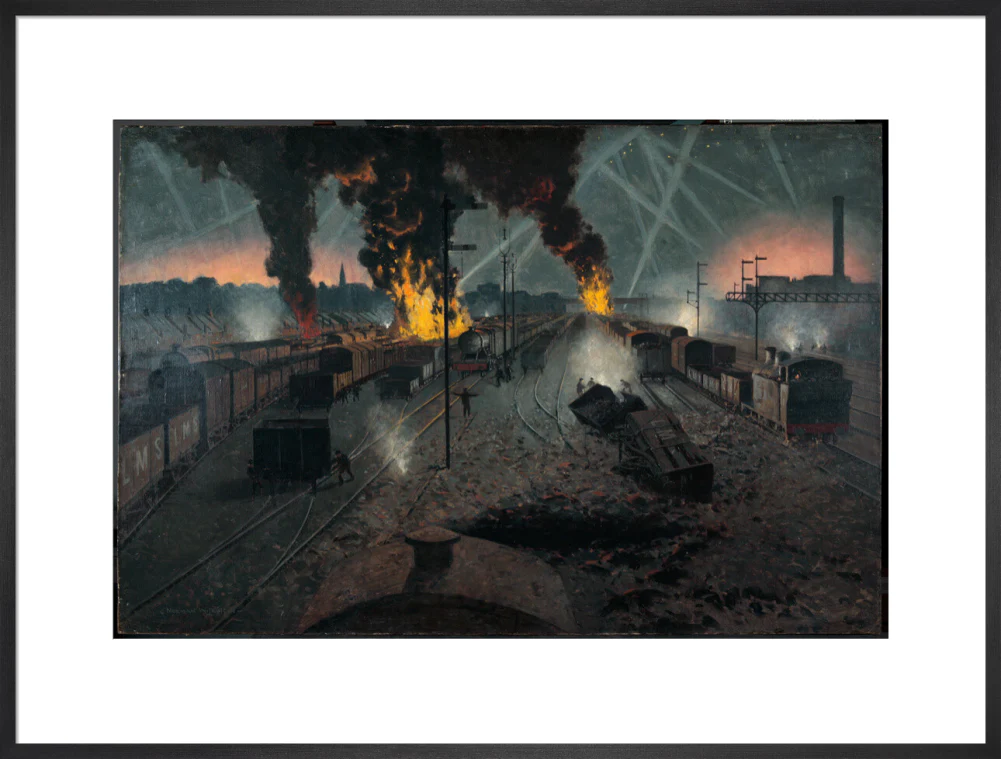 Blitz on a London, Midland and Scottish Railway Marshalling Yard near Willesden, September 1940. - Image 23