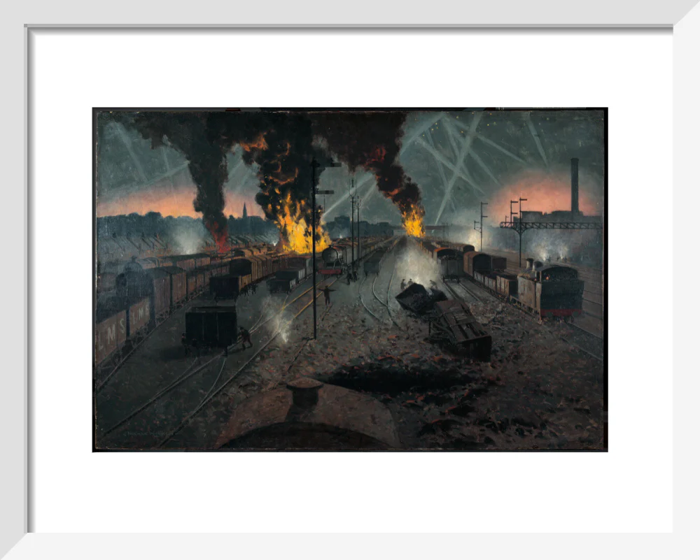 Blitz on a London, Midland and Scottish Railway Marshalling Yard near Willesden, September 1940. - Image 37