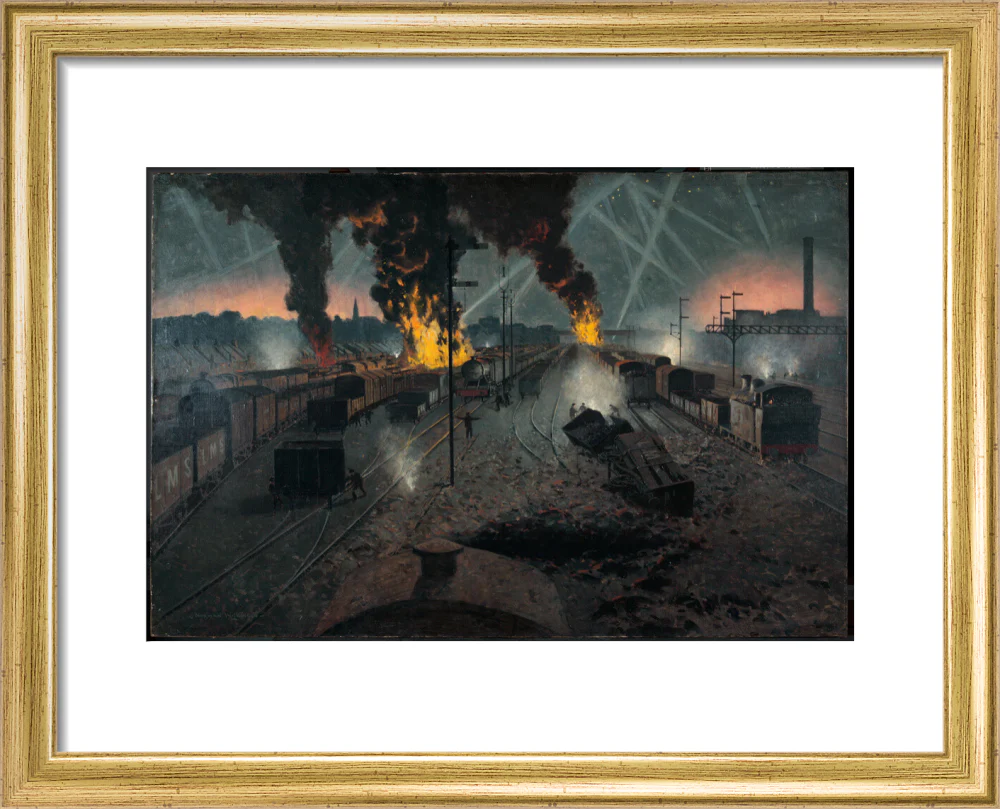 Blitz on a London, Midland and Scottish Railway Marshalling Yard near Willesden, September 1940. - Image 38