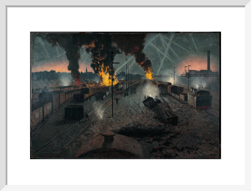 Blitz on a London, Midland and Scottish Railway Marshalling Yard near Willesden, September 1940. - Image 47