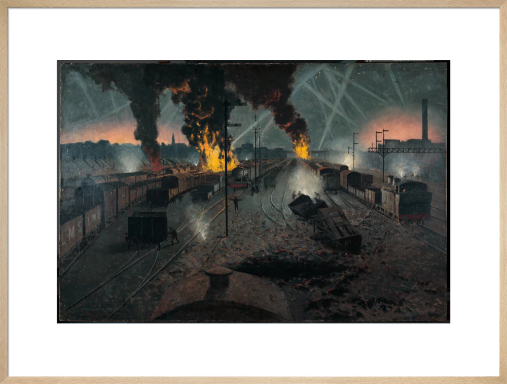 Blitz on a London, Midland and Scottish Railway Marshalling Yard near Willesden, September 1940. - Image 59