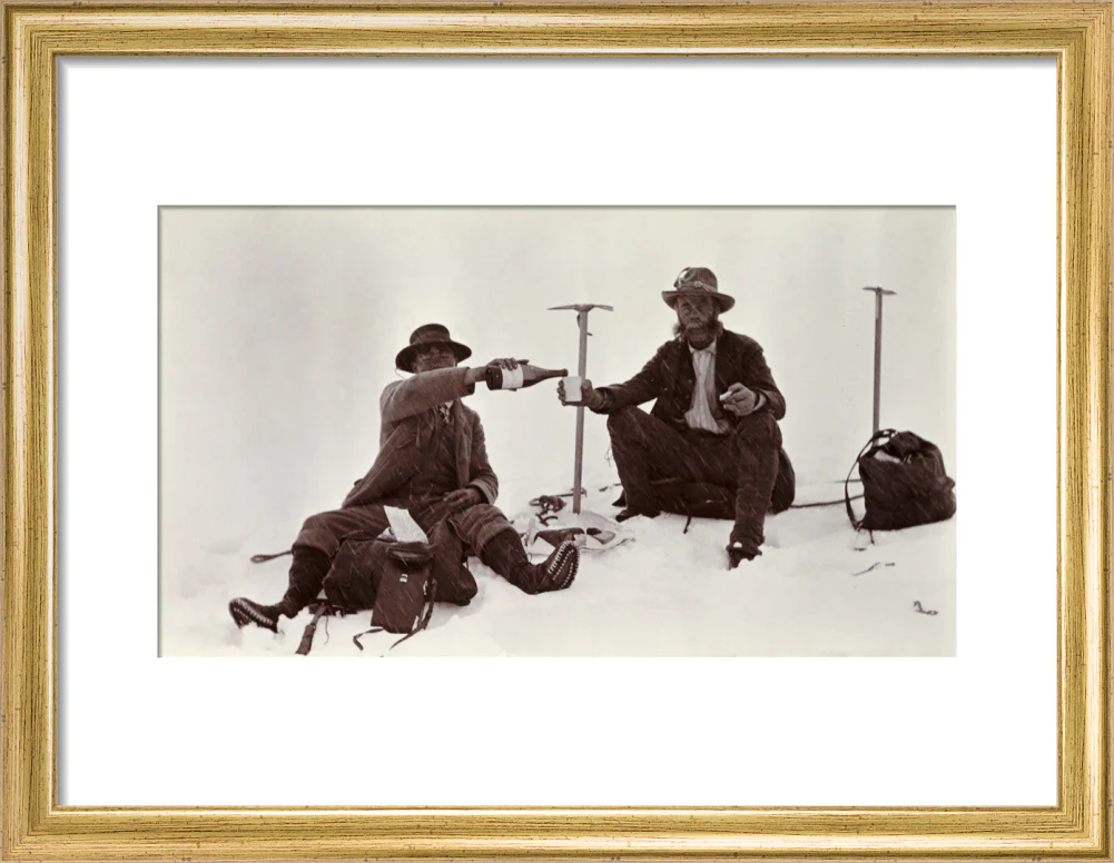 Two mountaineers, c 1910. - Image 10