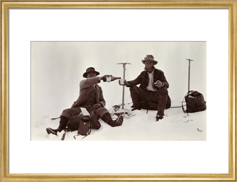 Two mountaineers, c 1910. - Image 15