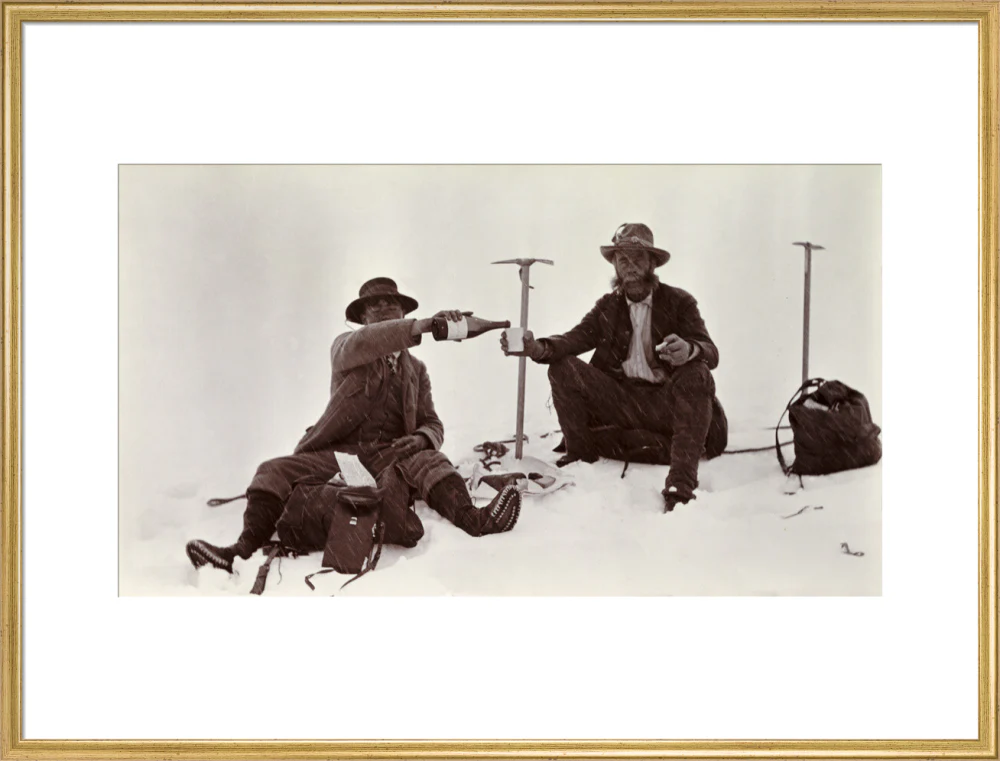 Two mountaineers, c 1910. - Image 25