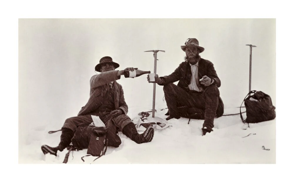 Two mountaineers, c 1910. - Image 30