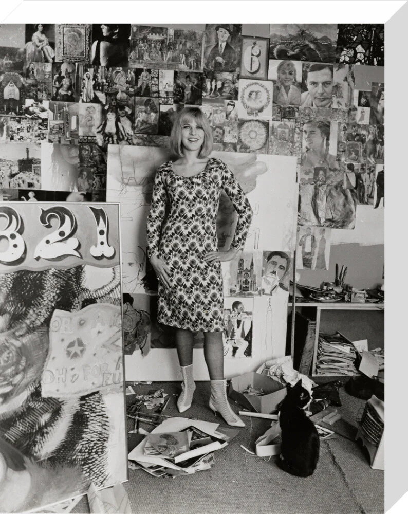Photograph of Pauline Boty by Lewis Morley. - Image 65