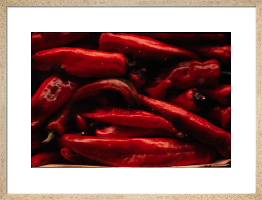 Still life of red peppers - Image 49