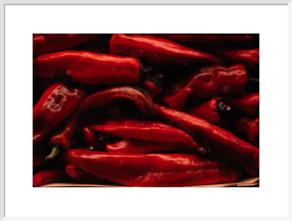 Still life of red peppers - Image 57