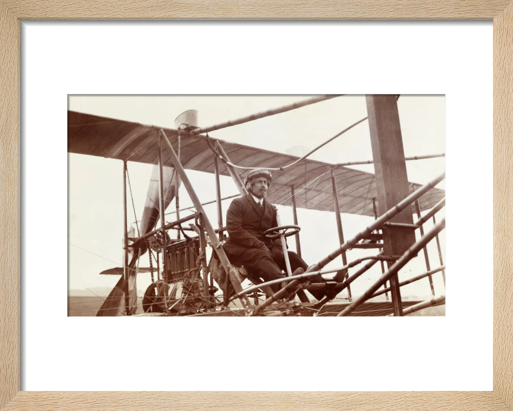 Samuel Cody in a biplane, c 1910. - Image 6