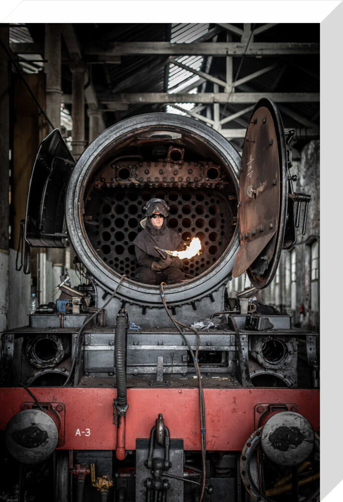 The iconic Flying Scotsman undergoing overhaul at East Lancashire Railway, Bury. - Image 65